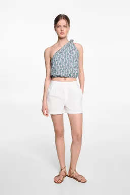 Top asimétrico estampado de Mango Teen en Tops para argentina