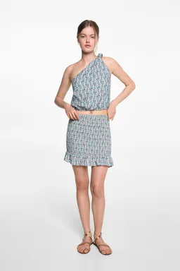 Top asimétrico estampado de Mango Teen en Tops para argentina