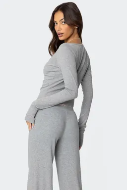 Top manga larga encaje de Edikted en Pijamas y Sleepwear para argentina