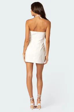 Mini vestido corset poplin de Edikted en Vestidos para argentina