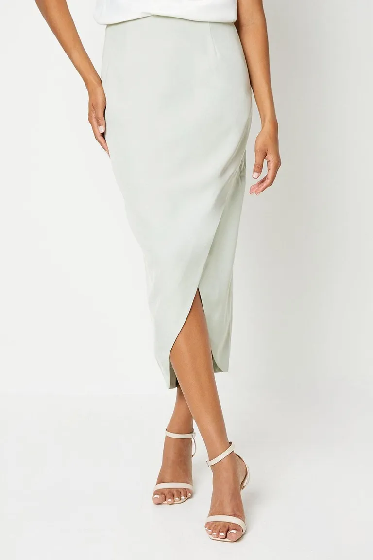 Falda lápiz cruzada invitada boda de Coast en Faldas para argentina