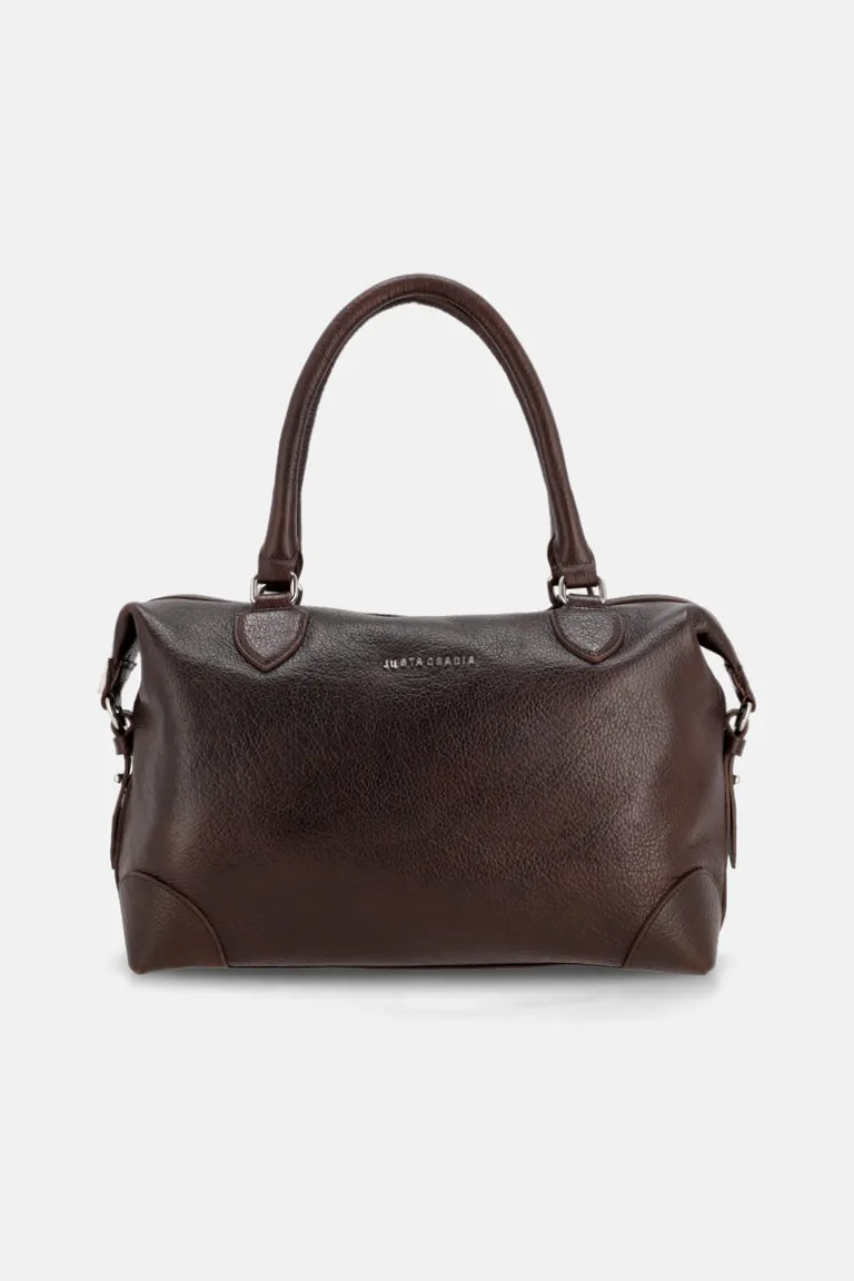 Bolso de mano con manijas reforzadas, cierre superior y base estructurada para uso diario de Justaosadia en Bolsos y Carteras para argentina