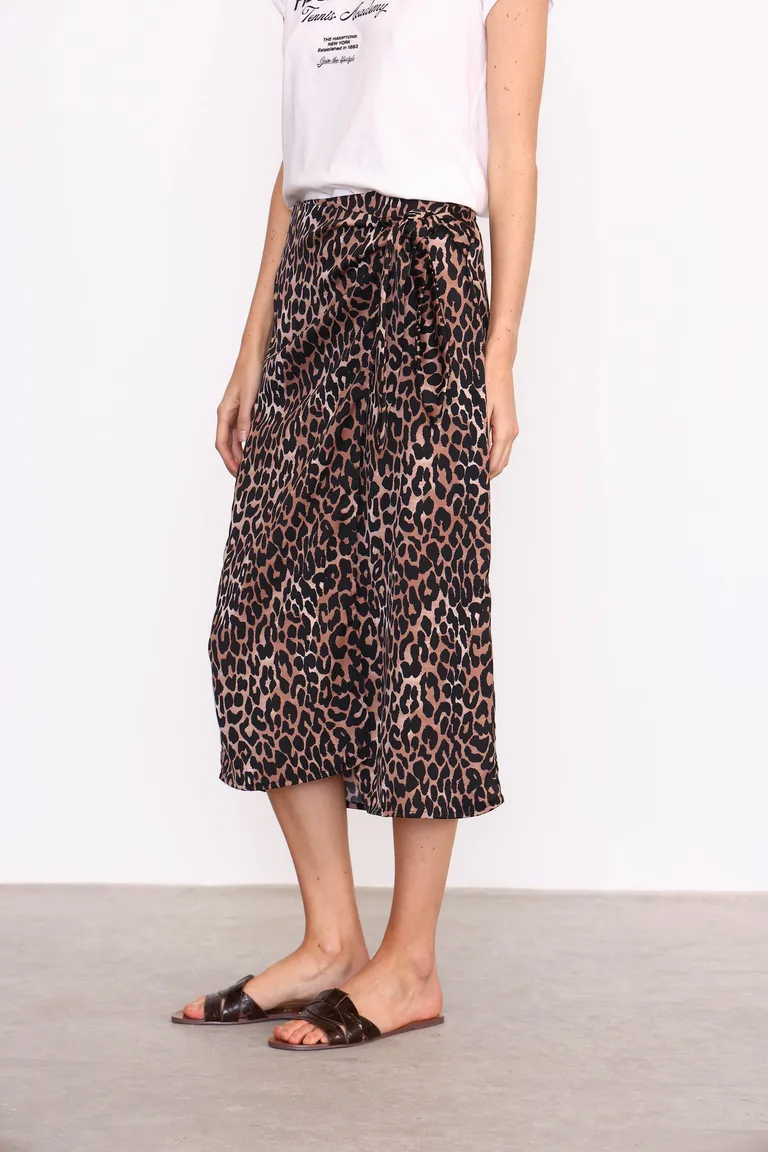 Falda de Animal Print Midi Estampada para Mujer de Yagmour en Faldas para argentina