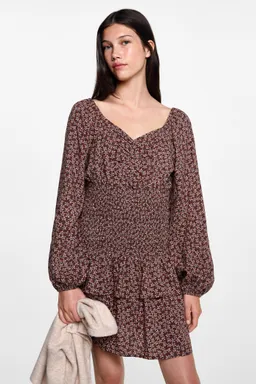 Vestido floral con volantes de Mango Teen en Vestidos para argentina