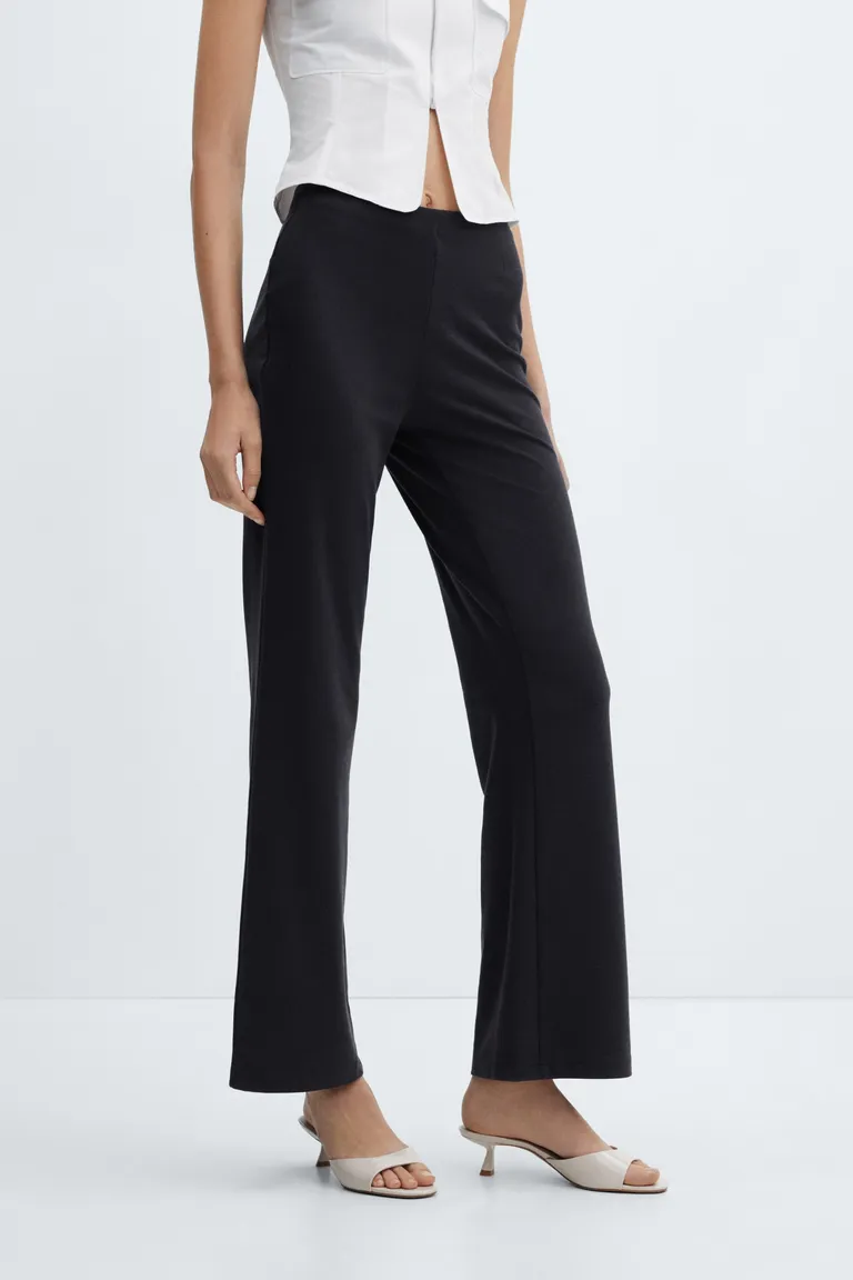 Pantalón punto tiro alto de Mango en Pantalones para argentina