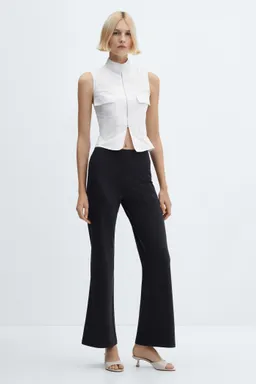 Pantalón punto tiro alto de Mango en Pantalones para argentina
