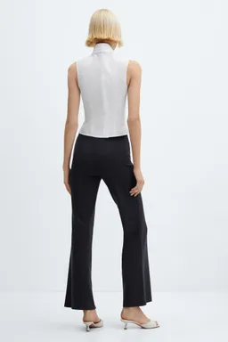 Pantalón punto tiro alto de Mango en Pantalones para argentina