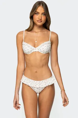 Top bikini acanalado de Edikted en Swimwear y Beachwear para argentina