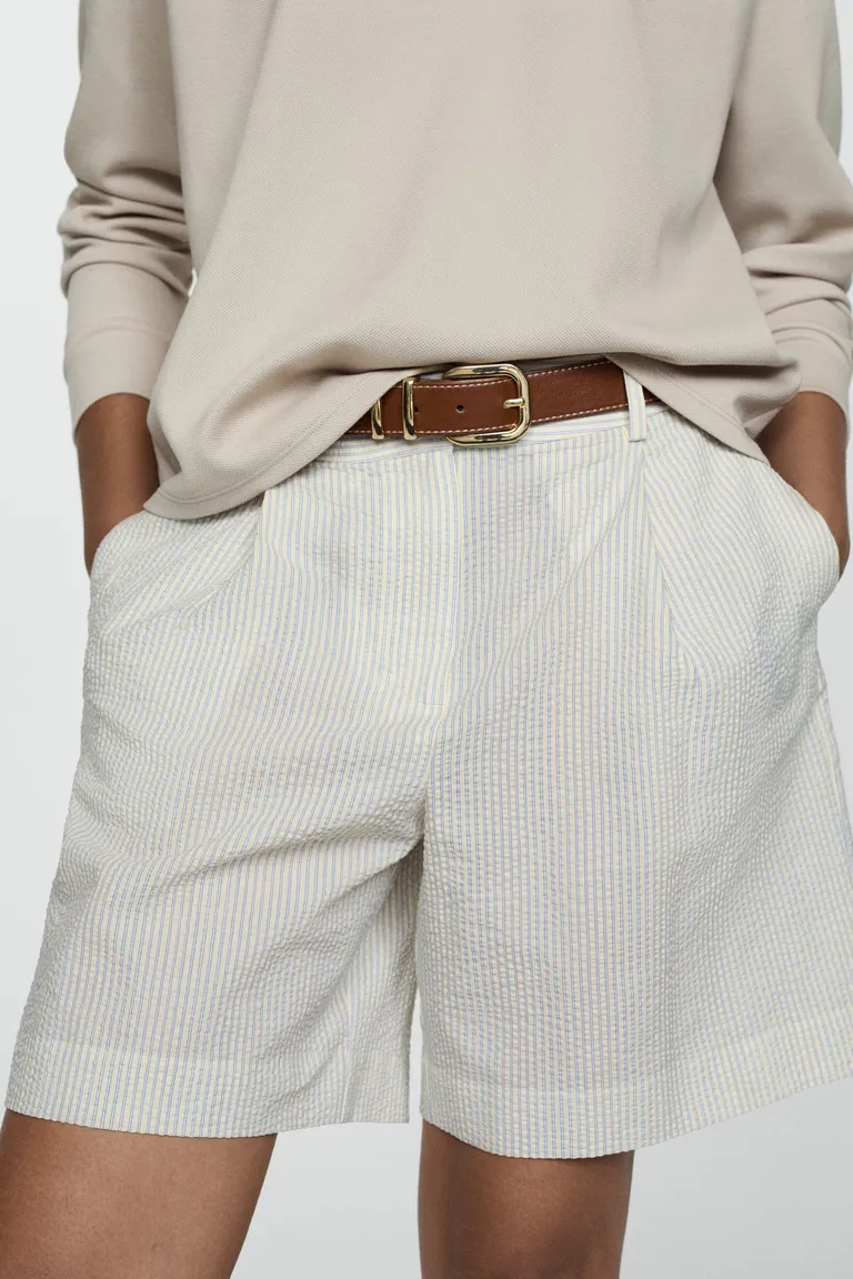 Bermudas algodón rayadas de Mango en Shorts para argentina