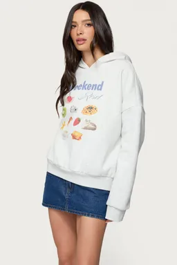 Buzo capucha weekend reset de Edikted en Buzos y Sweaters para argentina