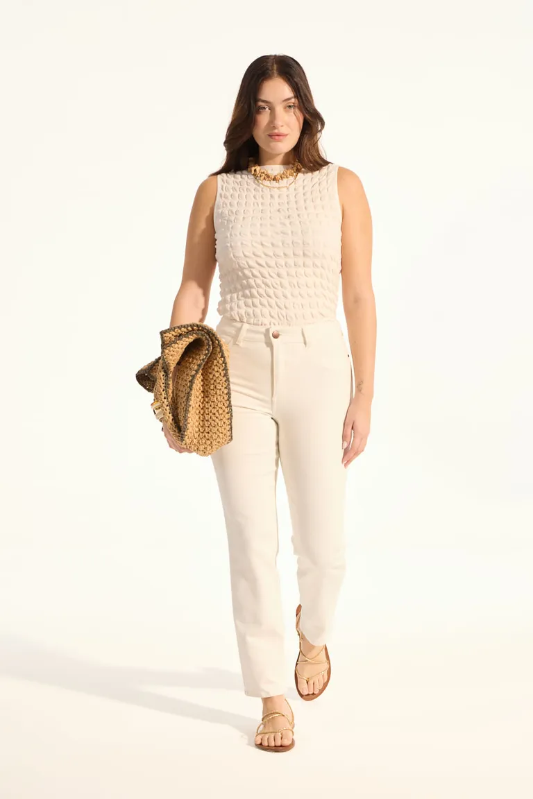 Pantalón de mezclilla slim de corte básico para mujer de Portsaid en Pantalones para argentina