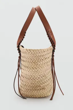 Bolso capazo fibra natural de Mango en Bolsos y Carteras para argentina