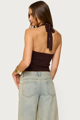 Top halter kez con cinturón de Edikted en Tops para argentina