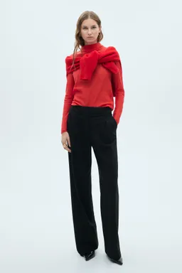 Jersey semitransparente cuello alto de Mango en Buzos y Sweaters para argentina
