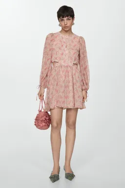 Vestido paisley con aberturas de Mango en Vestidos para argentina