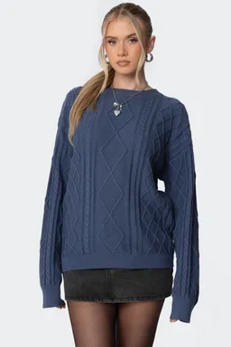 Sweater jessy oversize punto de Edikted en Buzos y Sweaters para argentina