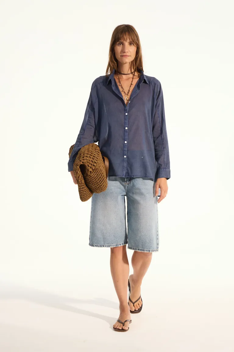 Camisa de voile amplia y fresca, con un toque de sofisticación para lucir con estilo de Portsaid en Camisas para argentina