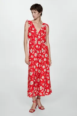 Vestido largo estampado de Mango en Vestidos para argentina