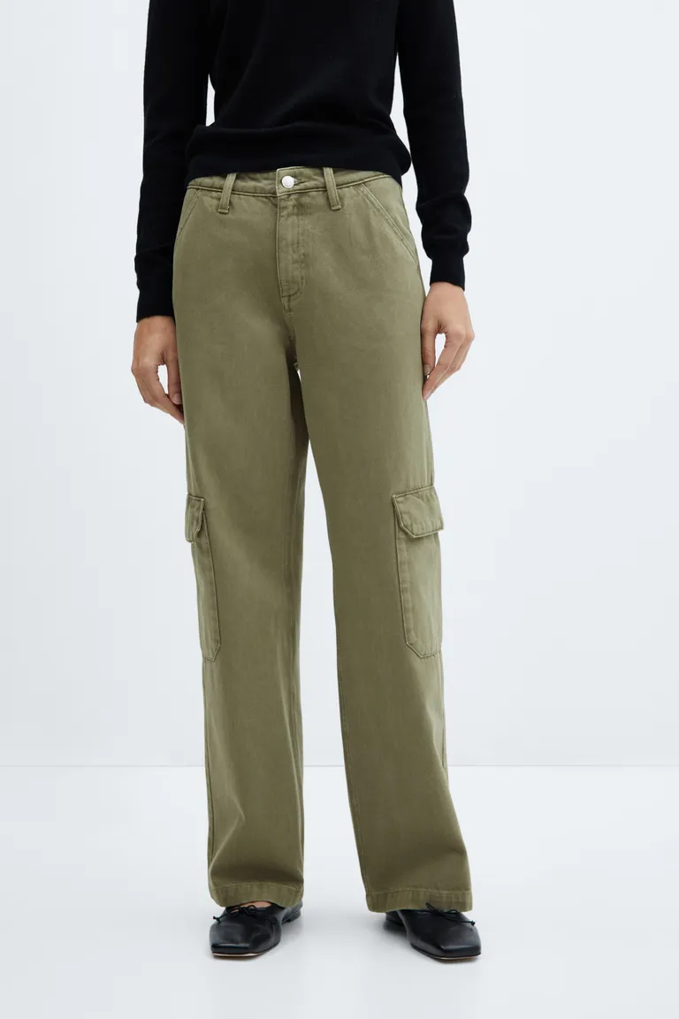 Jeans wideleg cargo de Mango en Pantalones para argentina