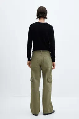 Jeans wideleg cargo de Mango en Pantalones para argentina