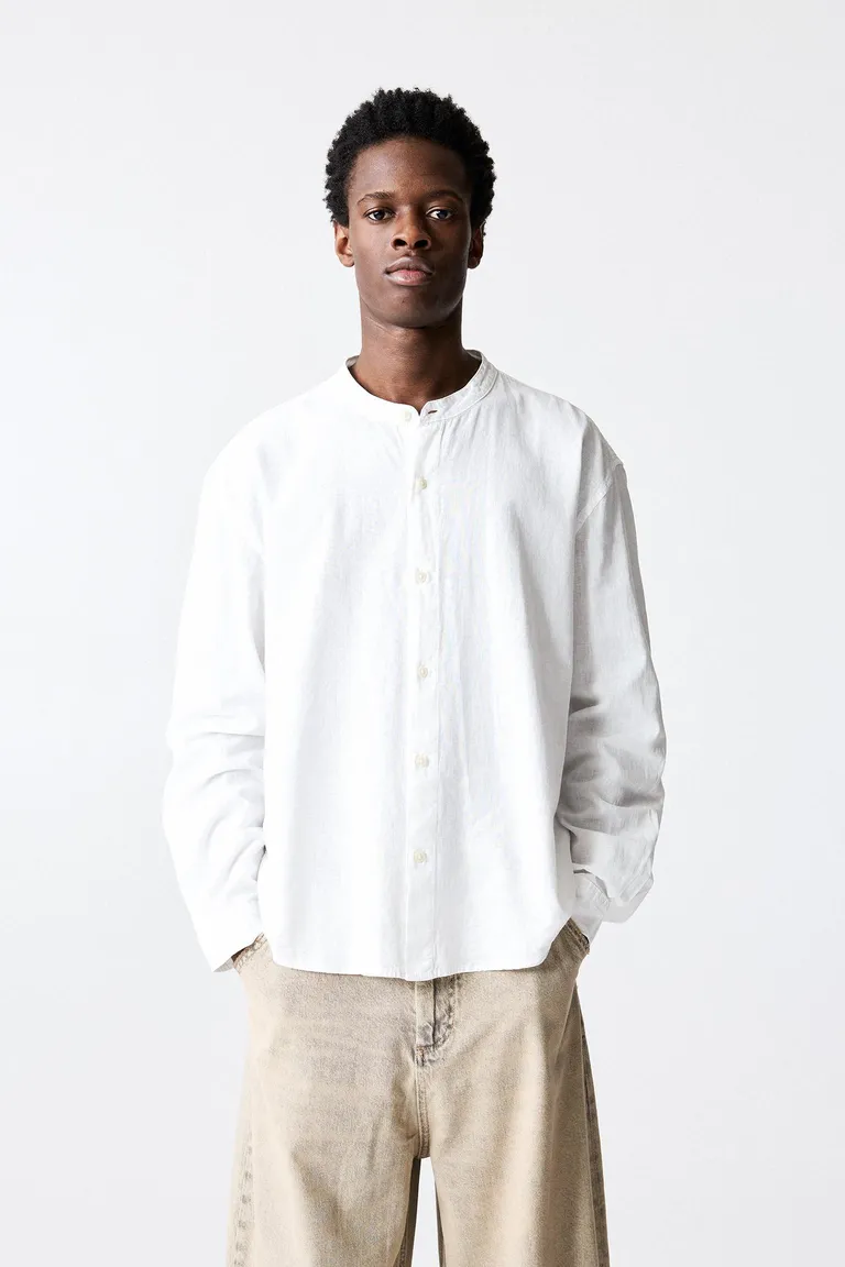 Camisa cuello mao de Pull&Bear en Camisas para argentina