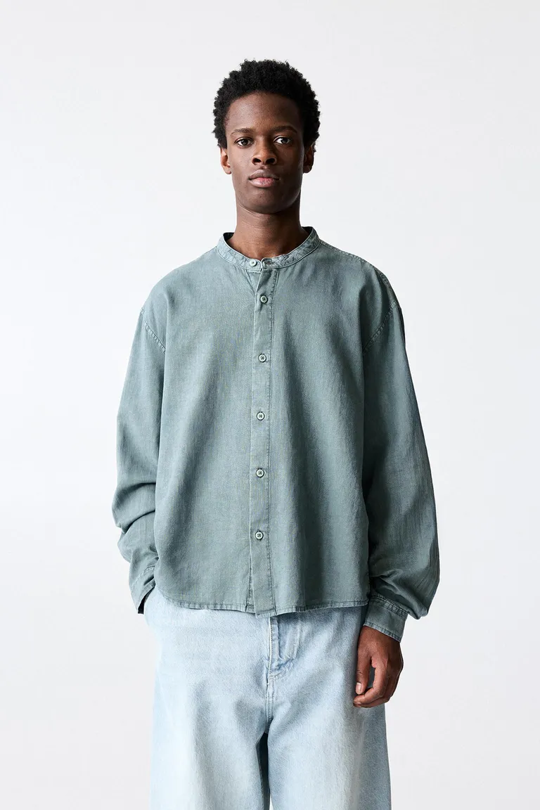 Camisa cuello mao de Pull&Bear en Camisas para argentina