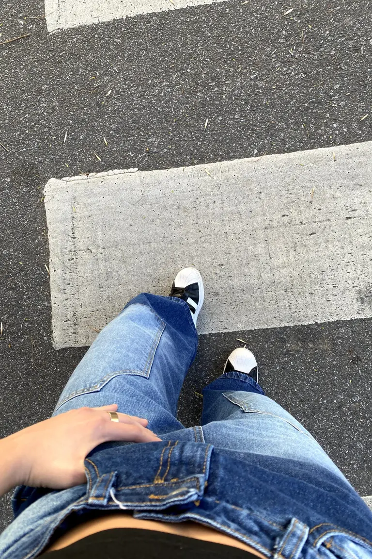 Pantalón Ancho Azul de Daze en Pantalones para argentina