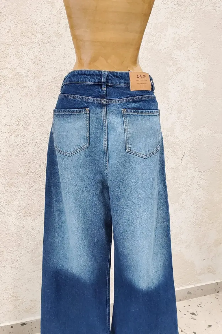 Pantalón Ancho Azul de Daze en Pantalones para argentina