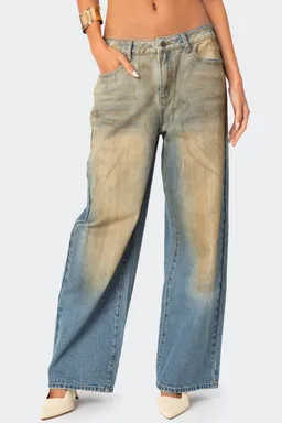 Jean tiro bajo lavado de Edikted en Pantalones para argentina