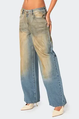 Jean tiro bajo lavado de Edikted en Pantalones para argentina