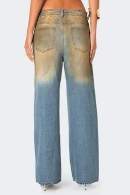 Jean tiro bajo lavado de Edikted en Pantalones para argentina