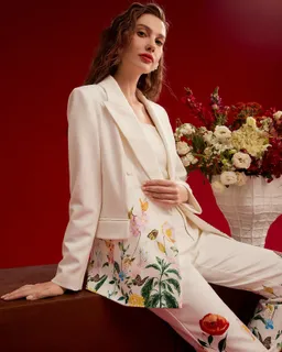 Blazer entallado estampado floral de Motf en Blazers para argentina