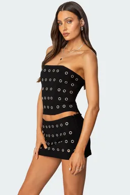 Corset strapless arlette ojalillos de Edikted en Bodies para argentina