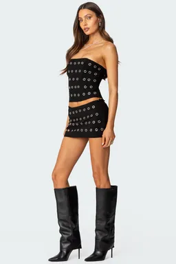Corset strapless arlette ojalillos de Edikted en Bodies para argentina