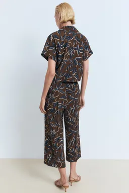 Camisa crop estampada nudo de Mango en Camisas para argentina