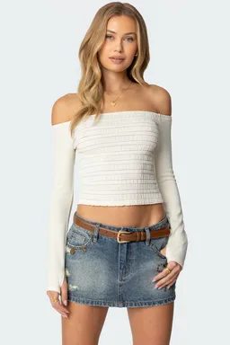 Top aurelie con hombros descubiertos de Edikted en Tops para argentina
