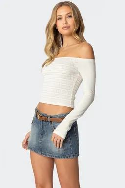 Top aurelie con hombros descubiertos de Edikted en Tops para argentina
