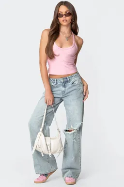 Top halter escote nadador de Edikted en Tops para argentina