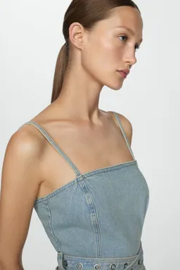 Vestido vaquero con cinturón de Mango en Vestidos para argentina