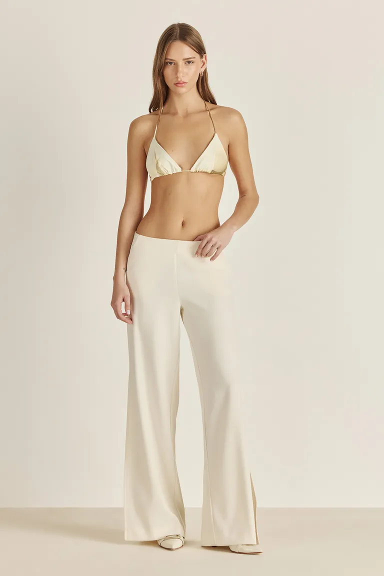 Corpiño satinado con estampa exclusiva para mujer de Tucci en Swimwear y Beachwear para argentina