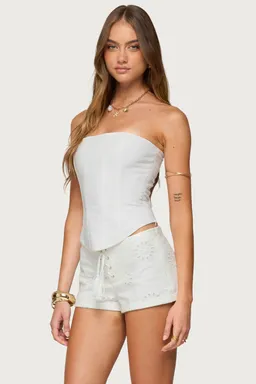 Corset estilo lino hadar de Edikted en Tops para argentina