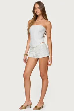 Corset estilo lino hadar de Edikted en Tops para argentina