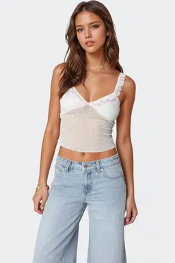 Musculosa transparente posey de Edikted en Tops para argentina