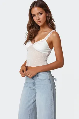 Musculosa transparente posey de Edikted en Tops para argentina