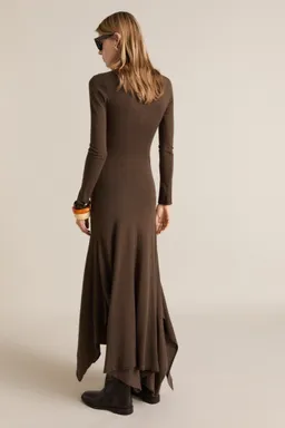 Vestido punto bajo asimétrico de Mango en Vestidos para argentina