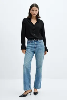 Camisa fluida satinada de Mango en Camisas para argentina