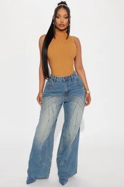 Jean copenhagen pierna ancha de Fashion Nova en Pantalones para argentina