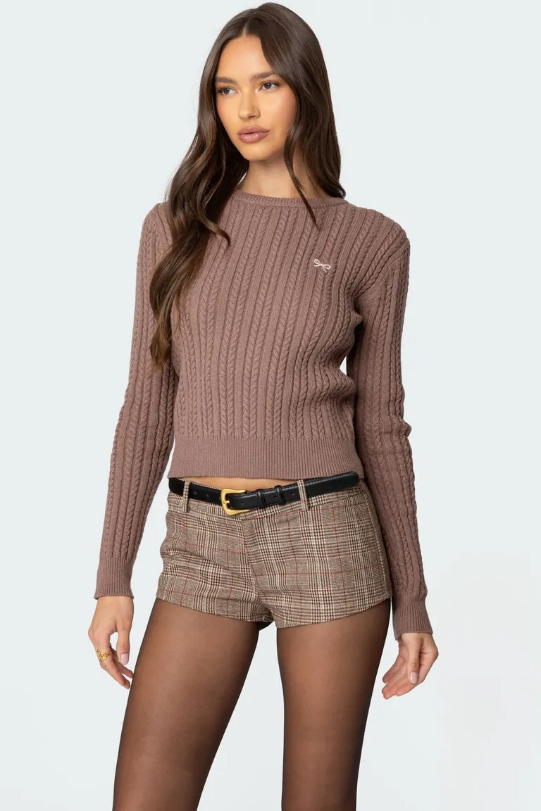 Sweater beverly lazo trenzado de Edikted en Buzos y Sweaters para argentina