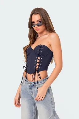 Corset mckenna cordones de Edikted en Bodies para argentina