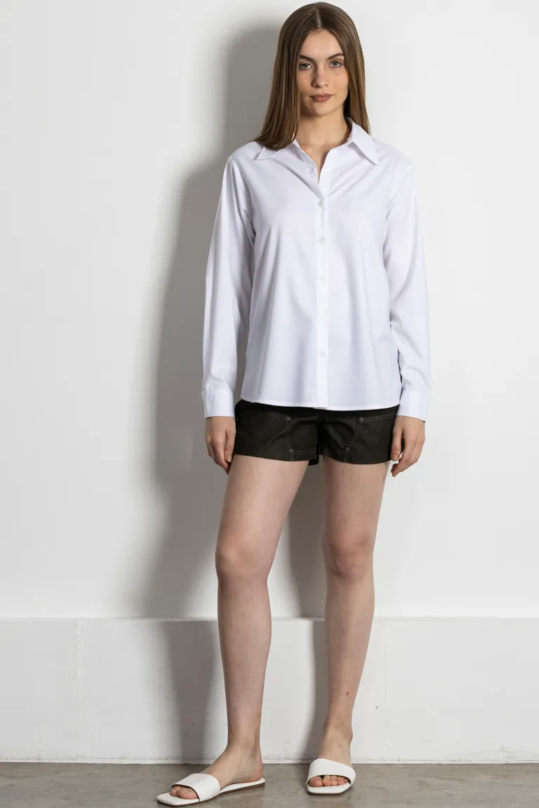 Camisa de manga larga en poplin de algodón con detalles de botones de Kill en Camisas para argentina